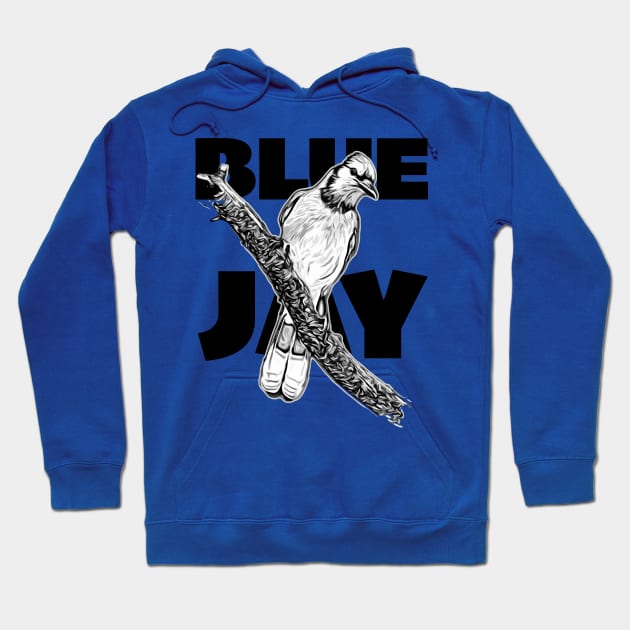 BlueJay Hoodie by Ripples of Time